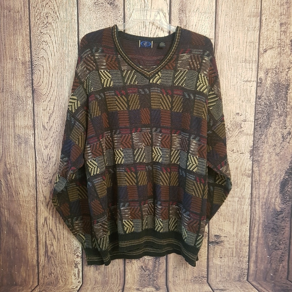 CT men's 3XT crewneck sweater coogi style